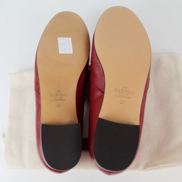 NEW VALENTINO GARAVANI Leather Loafers- Rockstud - Picture 15 of 16